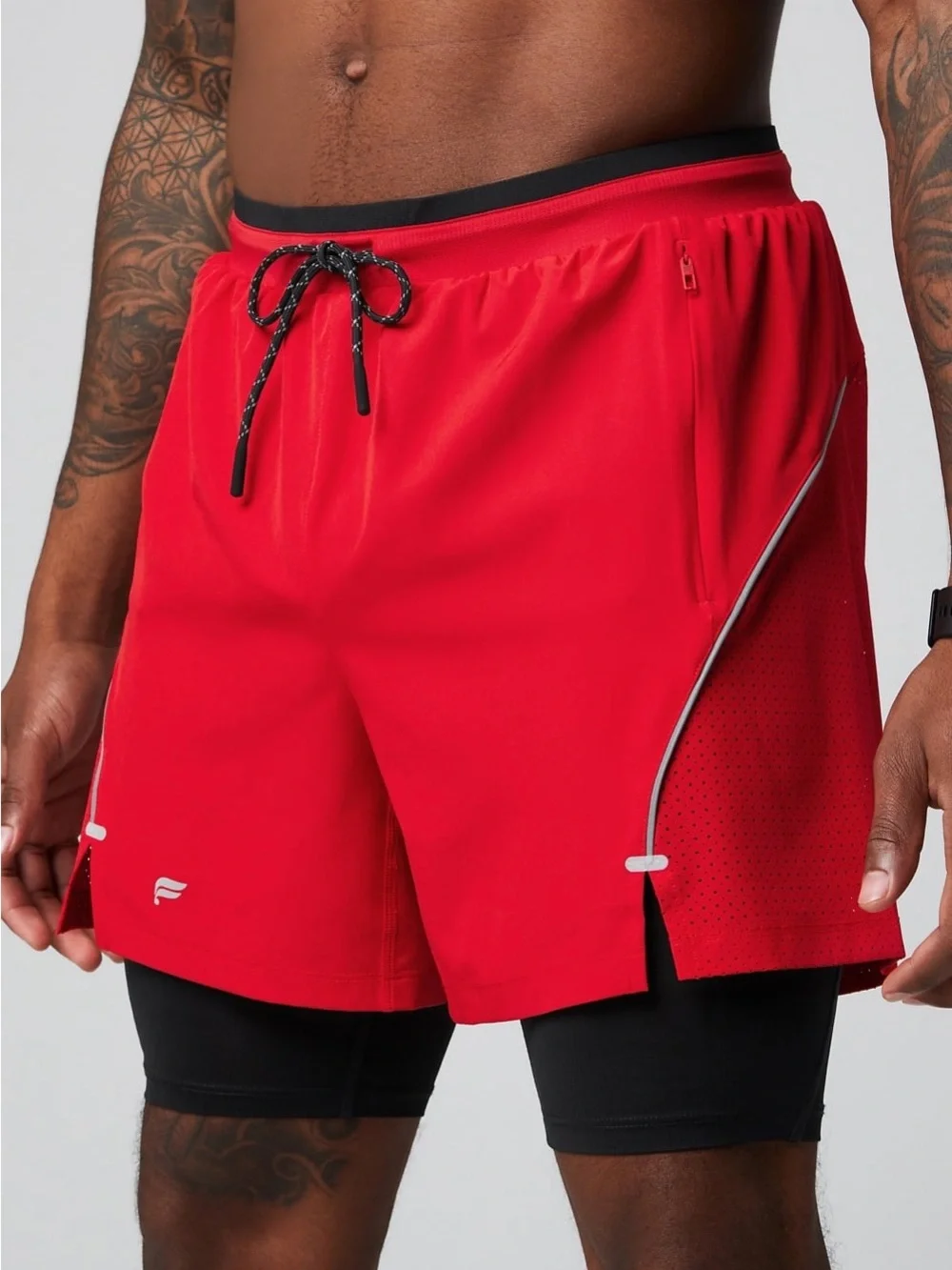 Fabletics The Kadence Short Lined 5” Running Shorts Red Athletic Men’s XXL
